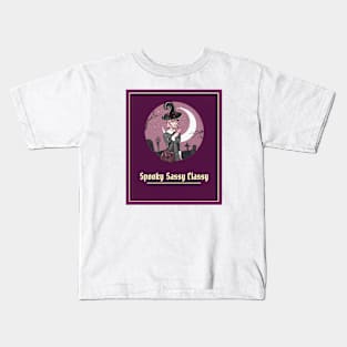 Spooky Sassy Classy Halloween T-Shirt Kids T-Shirt